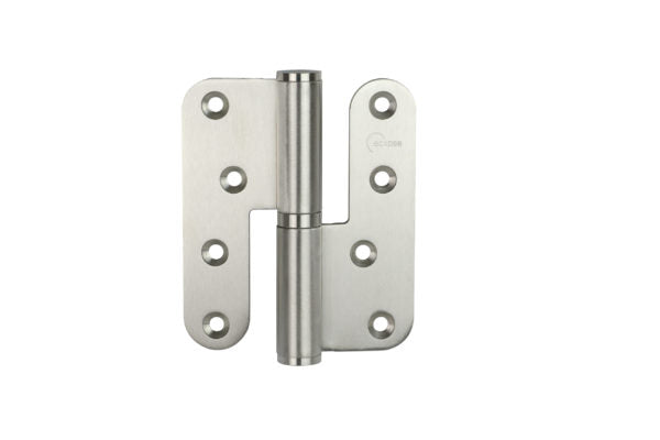 Lift Off Journal Support Door Hinge 102x89x3mm Left Hand Satin Stainless Steel