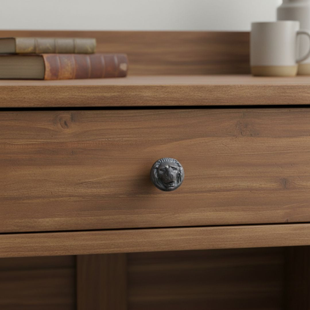 Lion Head Cupboard Knob 30mm
