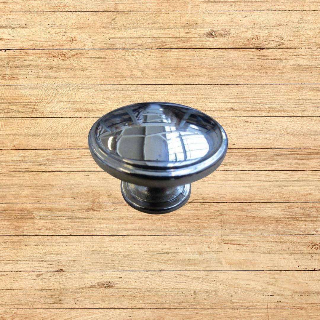 Oxford Round Cabinet Knob Polished Chrome 38mm