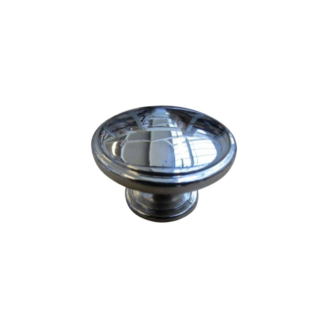 Oxford Round Cabinet Knob Polished Chrome 38mm