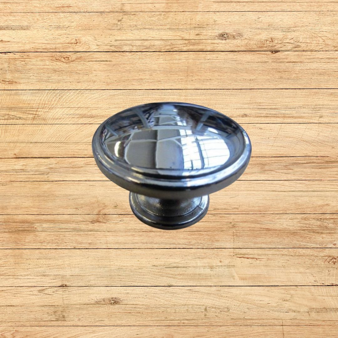Oxford Round Cabinet Knob Satin Nickel 38mm