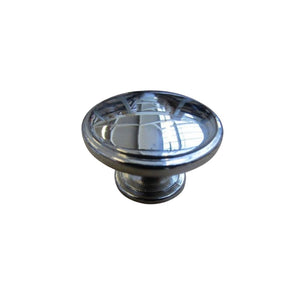Oxford Round Cabinet Knob Satin Nickel 38mm
