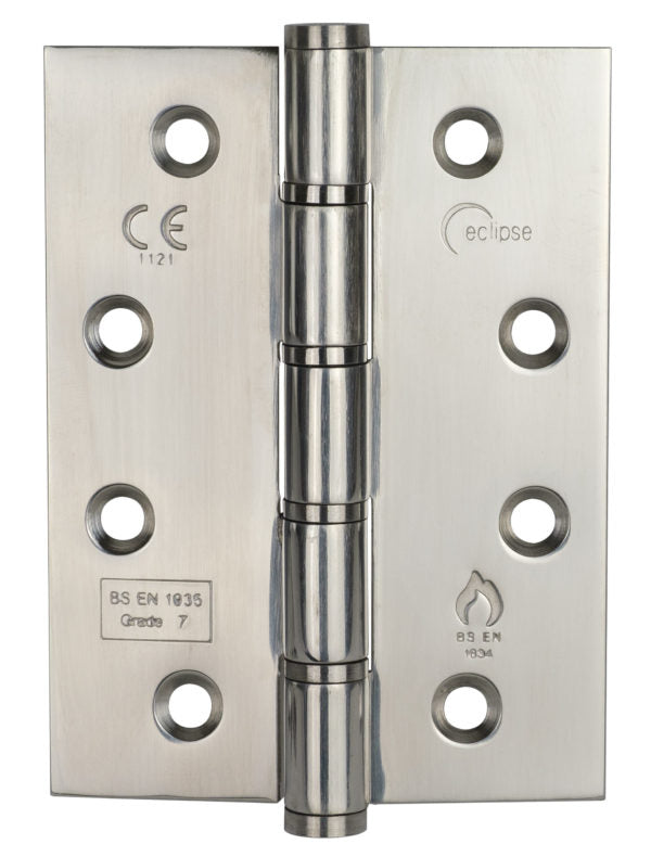 Fire Rated Washered Hinge 102x76mm Grade 7 Pack of 2