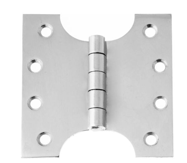 Parliament Butt Door Hinge 102x51x102mm Polished Brass Pack of 2