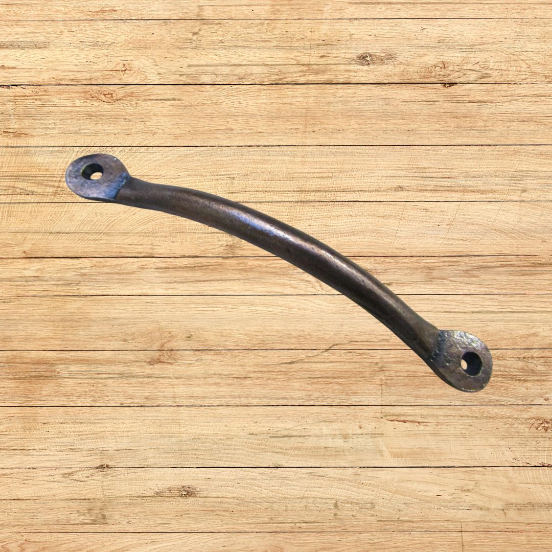 Cabinet Pull Handle Penny Bow 7" Antique Copper
