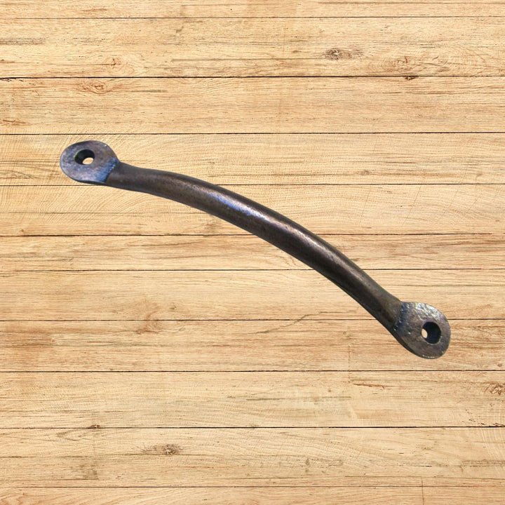 Cabinet Pull Handle Penny Bow 7" Antique Copper
