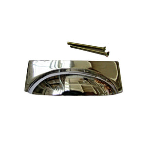 Polished Chrome Rear Fix Rectangular Cup Pull Handle