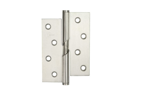 Rising Butt Door Hinge 102x76x2mm Left Hand Self Closing Satin Stainless Steel