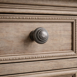 Roman Cabinet Knob Antique Iron 25mm