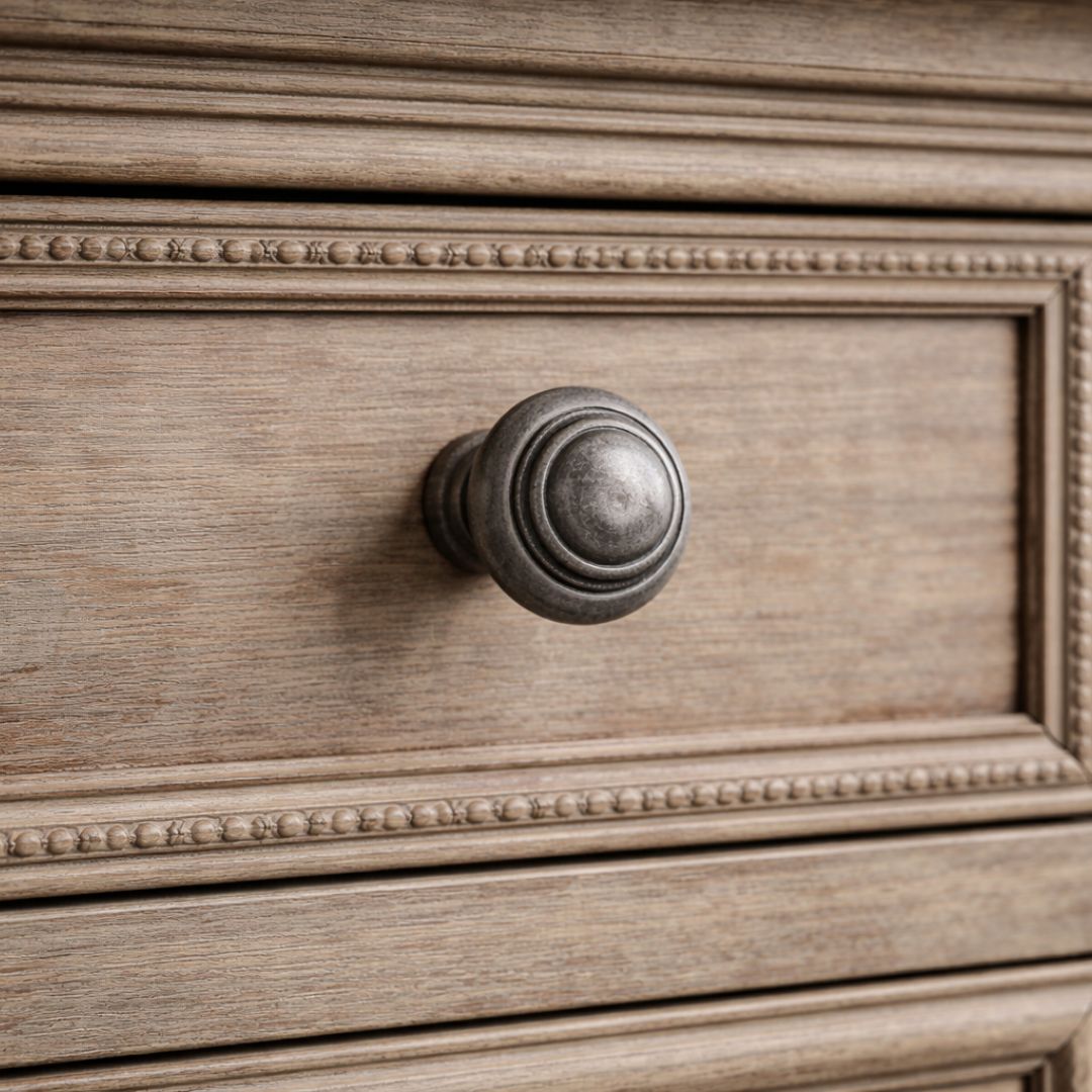 Roman Cabinet Knob Antique Iron 25mm