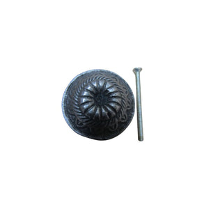 Round Decorative Cupboard Knob 35mm
