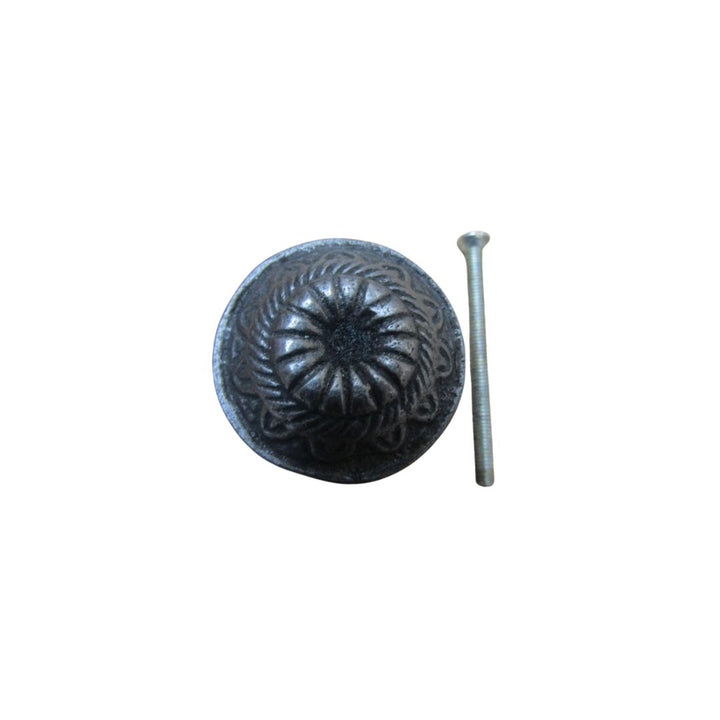Round Decorative Cupboard Knob 35mm
