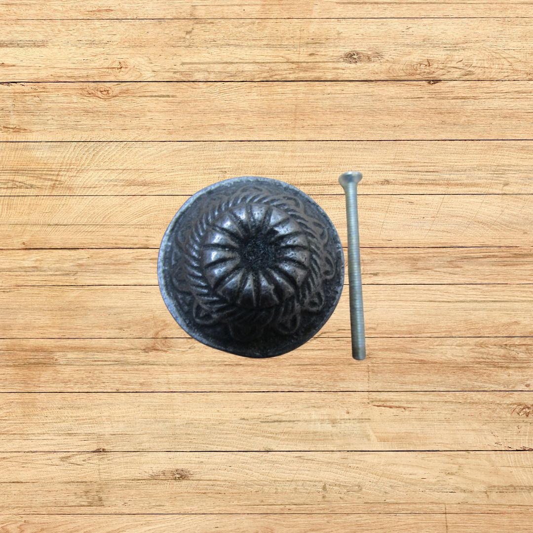 Round Decorative Cupboard Knob 35mm
