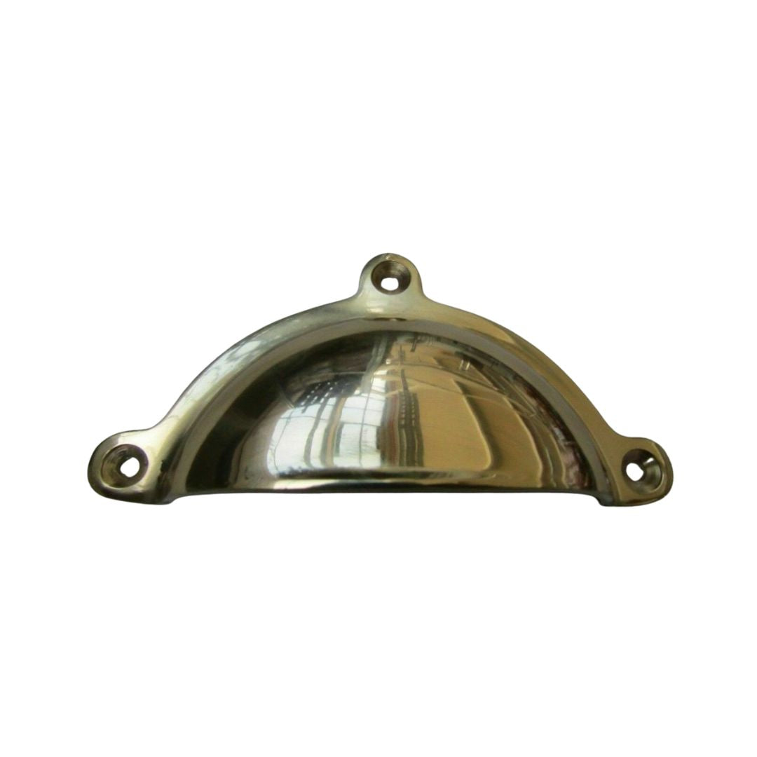 Royal lugged Cup Pull Handle Polished Brass
