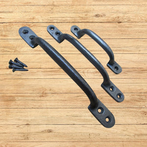 Sash Cabinet Pull Handle Antique Iron 4"