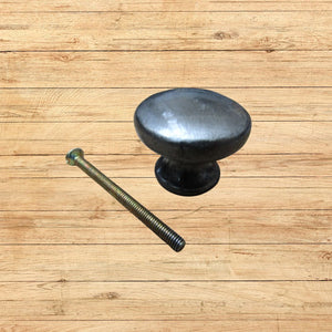 Shaker Cabinet Knob Antique Iron 35mm
