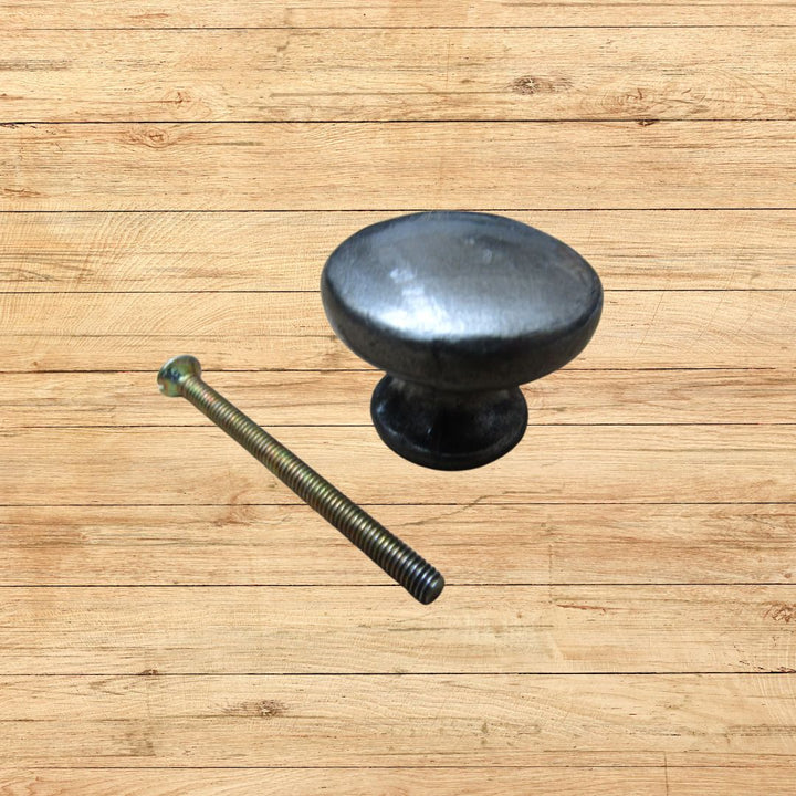 Shaker Cabinet Knob Antique Iron 35mm
