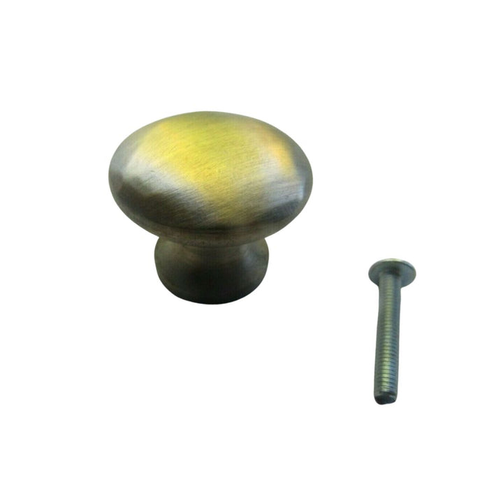 Shaker Knob Antique Brass 35mm