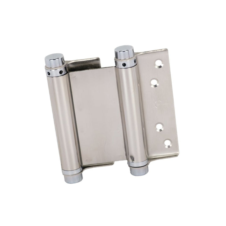 Double Action Spring Door Hinge Adjustable Tension Satin Stainless Steel