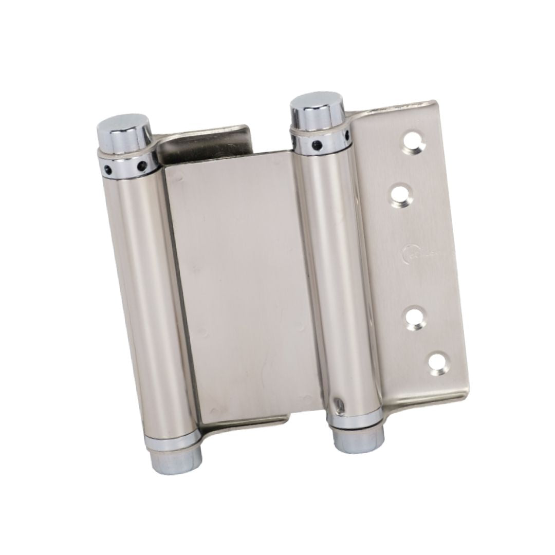 Double Action Spring Door Hinge Adjustable Tension Satin Stainless Steel