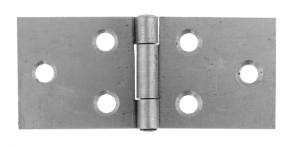 Back Flap Hinge 102x25mm Satin Chrome Steel Cabinet Hinge Pack of 2