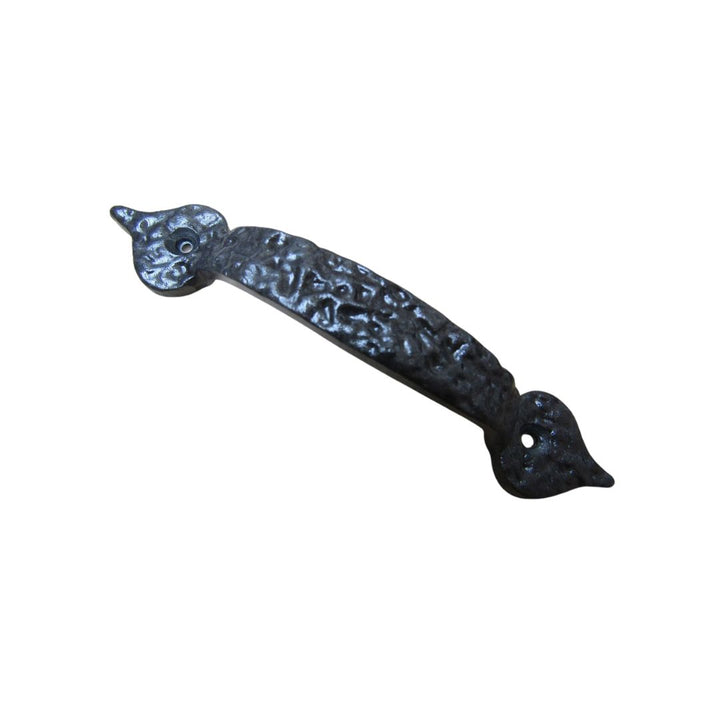 Textured Leaf Cabinet Drawer D Pull Handle