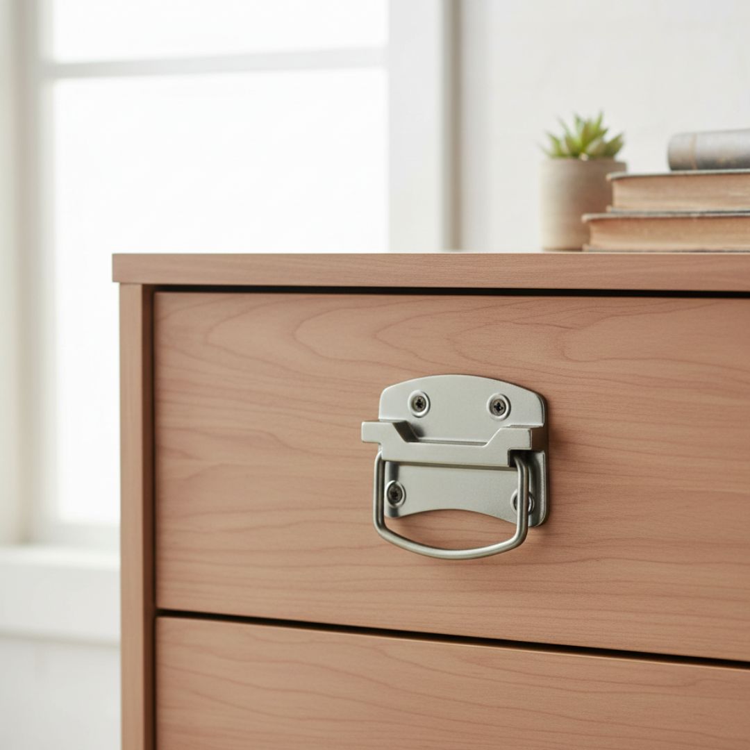 Steel Chest Drawer Handle Zinc

