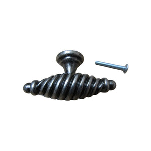 Twisted T Cabinet Knob 33mm
