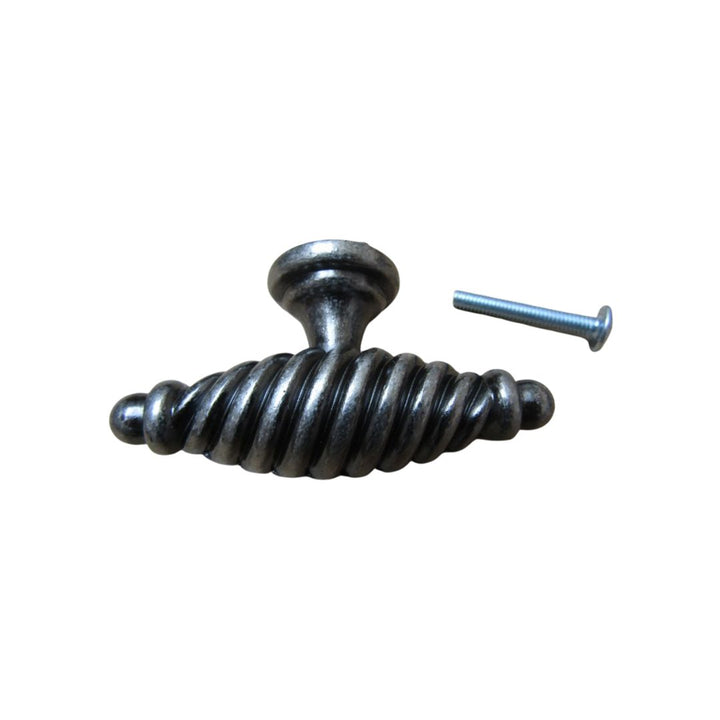 Twisted T Cabinet Knob 33mm
