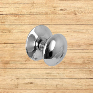Victorian Cabinet Knob Polished Chrome 30mm