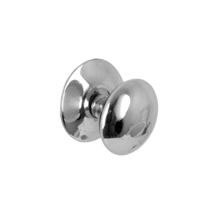 Victorian Cabinet Knob Polished Chrome 25mm