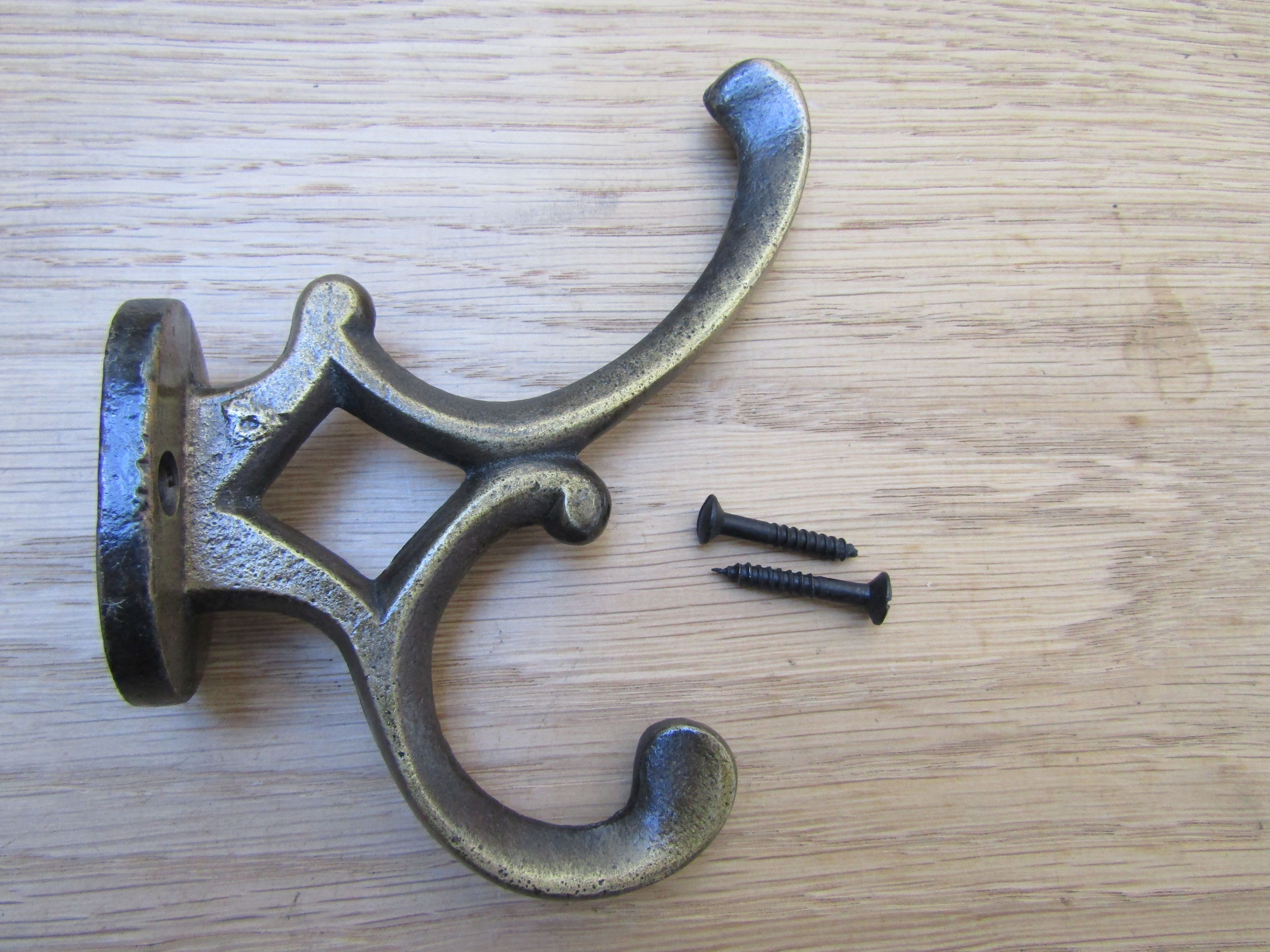 Pack Of 5 Addison Coat Hooks Antique Brass.