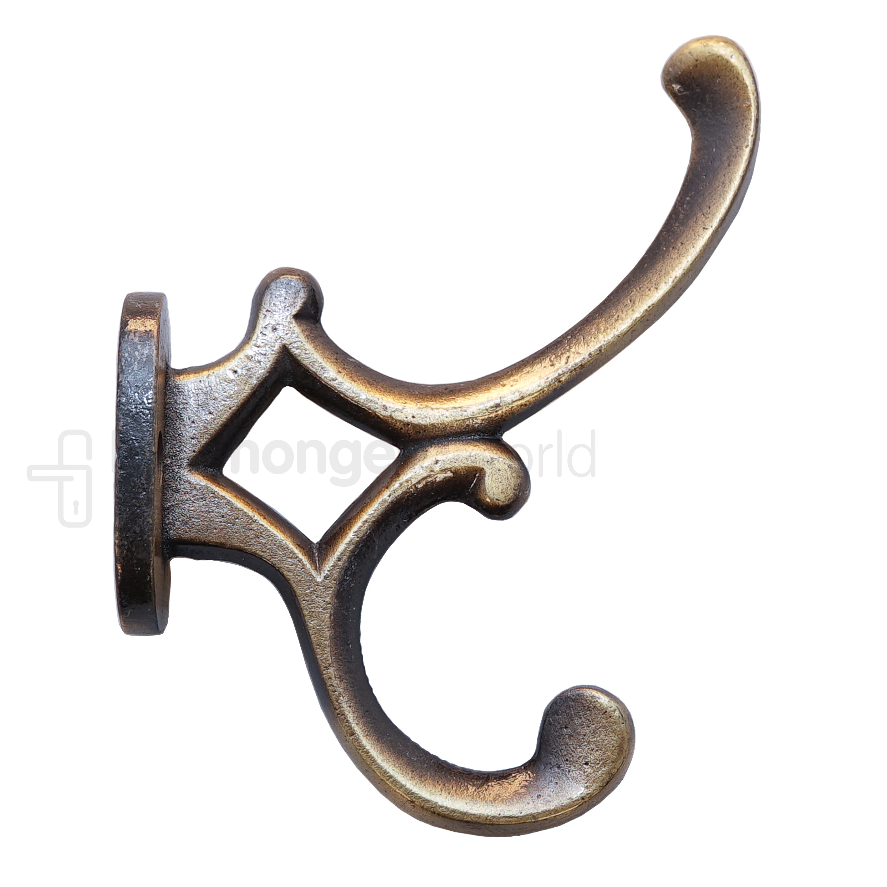 Addison Coat Hook Antique Brass.