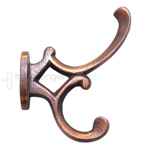 Addison Coat Hook Antique Copper.