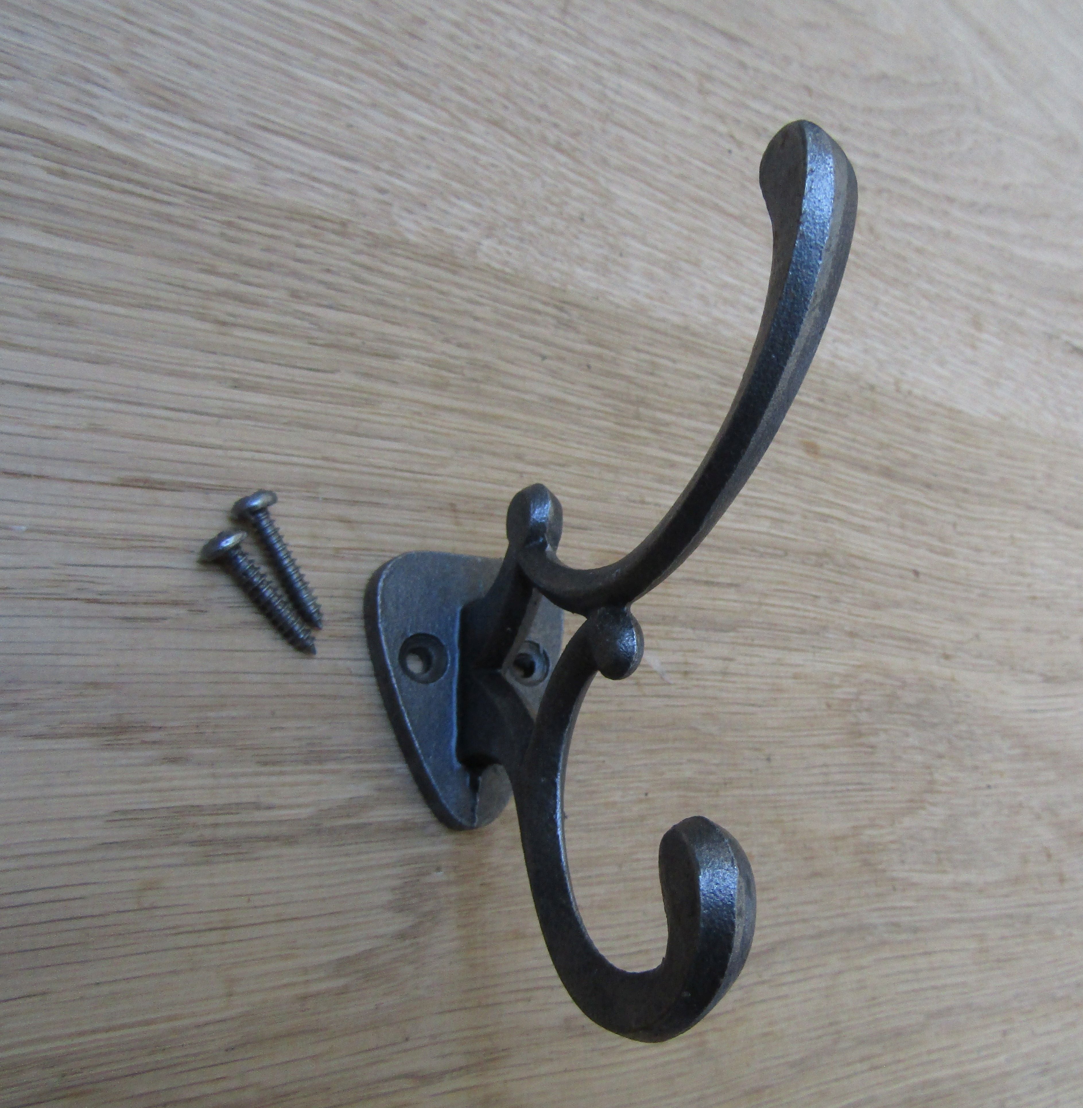 Small Addison Coat Hook Antique Iron.