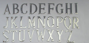 3inch Polished Chrome Letter P.