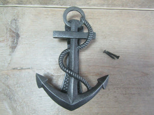 Anchor Door Knocker Antique Iron.