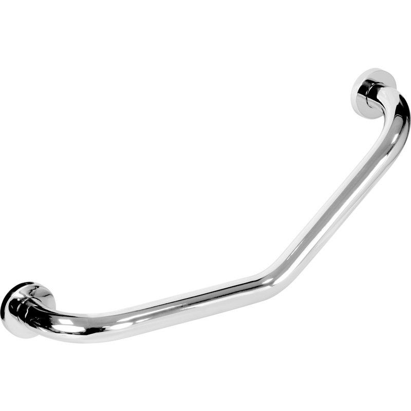 18inch Angled Grab Rail Polished Chrome.