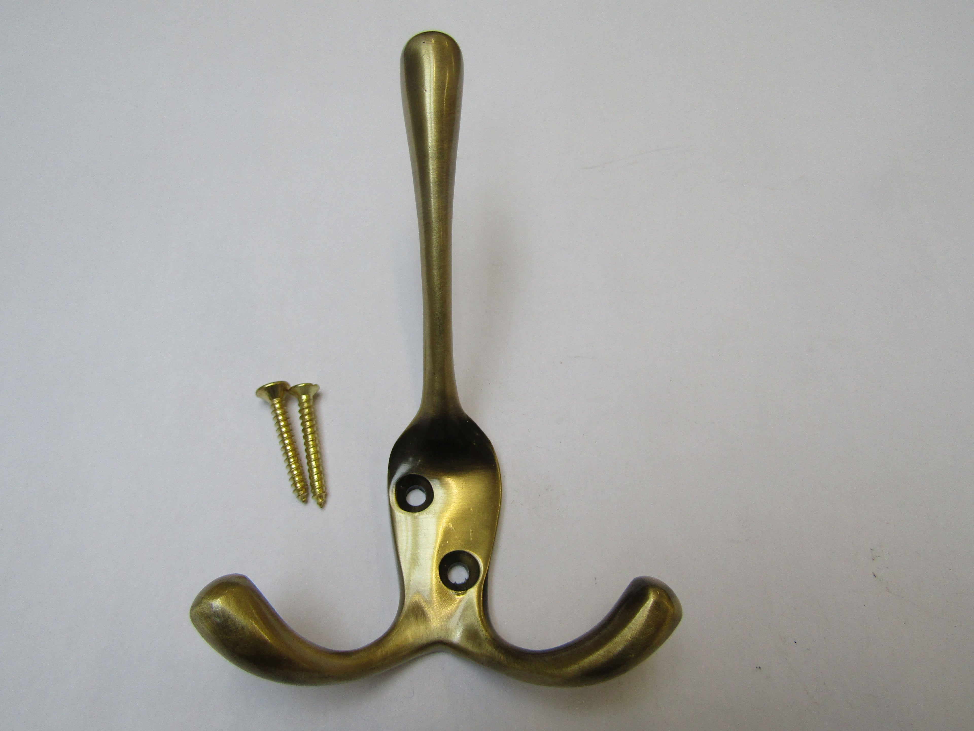 Pack Of 3 Liberty Victorian Triple Hooks Antique Brass.