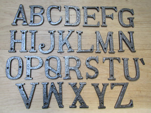 3inch Antique Iron Letter M.