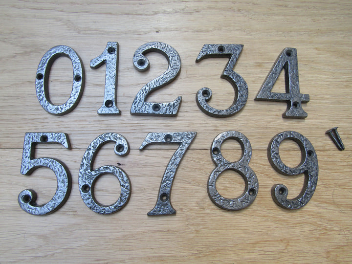 3inch Antique Iron Number 0.