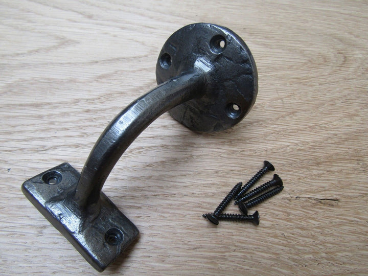 Cast Iron Victorian handrail bracket Antique Iron.