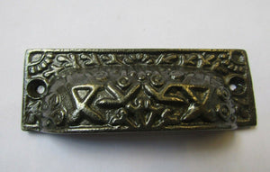 Rectangular Inca Cup handle Antique on Iron.