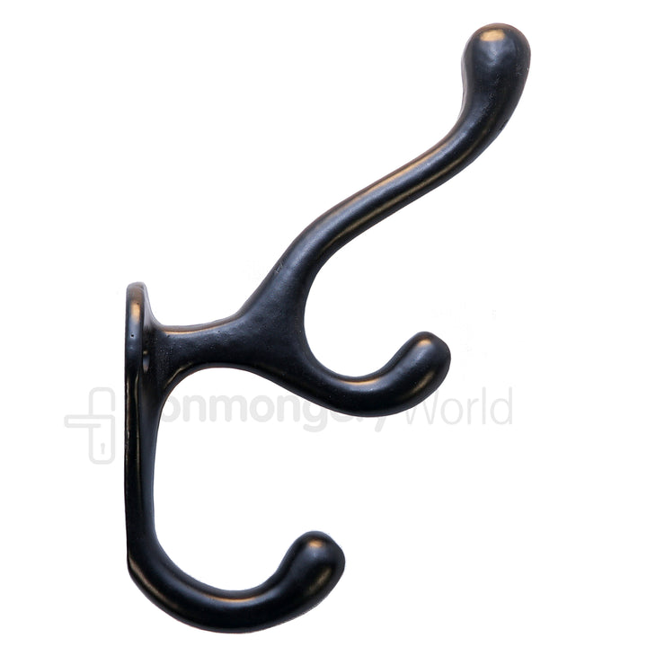 Antler Coat Hook Black Antique.