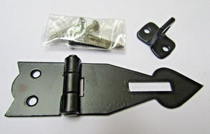 Hasp And Staple Arrow Head Black.