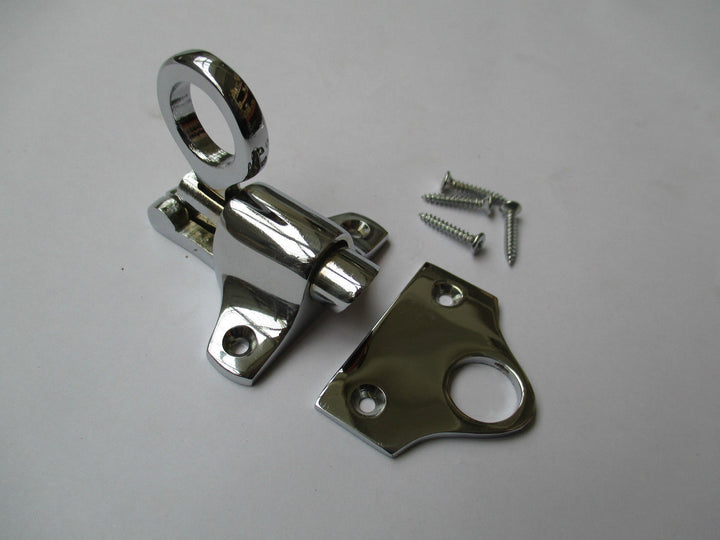 Attic Fanlight Catch Polished Chrome.