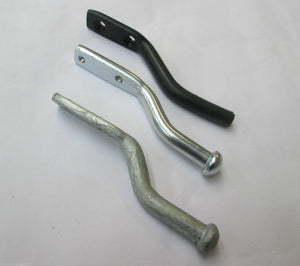 Auto Gate Latch Striker Bar Black.