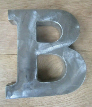 8inch Large Rustic Steel Letter B.