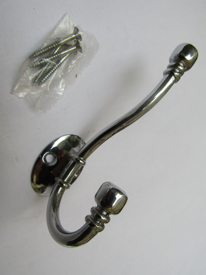 Ball End Coat Hook Polished Chrome.