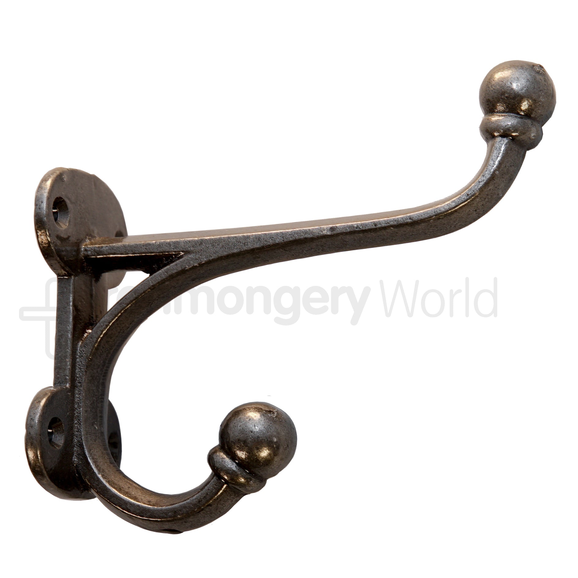 Ball Tip Hall Stand Coat Hook Antique Iron.